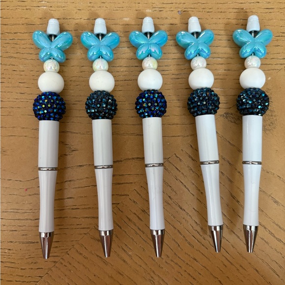 Butterfly Beaded Pens - Picture 1 of 3